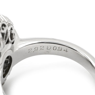 ノンブランド NON BRAND クリソベリル キャッツアイ2.92ct ダイヤ プラチナシルバー Pt900 クリソベリルキャッツアイ ダイヤモンド リング 指輪 緑褐色 猫目石 プラチナ テーパー 9.5号