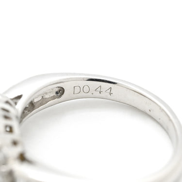 ノンブランド NON BRAND クリソベリル キャッツアイ ダイヤ リング プラチナシルバー Pt900 クリソベリルキャッツアイ ダイヤモンド リング 指輪 猫目石 プラチナム カボションカット PT ダイヤモンド 10.5号