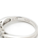 ノンブランド NON BRAND クリソベリル キャッツアイ ダイヤ リング プラチナシルバー Pt900 クリソベリルキャッツアイ ダイヤモンド リング 指輪 猫目石 プラチナム カボションカット PT ダイヤモンド 10.5号