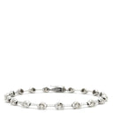 デビアス DE BEERS LINE ラインブレスレット ホワイトゴールド K18WG ダイヤモンド ブレスレット ダイヤブレスレット