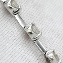 デビアス DE BEERS LINE ラインブレスレット ホワイトゴールド K18WG ダイヤモンド ブレスレット ダイヤブレスレット