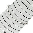 デビアス DE BEERS LINE ラインブレスレット ホワイトゴールド K18WG ダイヤモンド ブレスレット ダイヤブレスレット