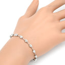 デビアス DE BEERS LINE ラインブレスレット ホワイトゴールド K18WG ダイヤモンド ブレスレット ダイヤブレスレット