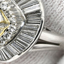 ノンブランド NON BRAND ブルーサファイア ダイヤ ブルー×プラチナシルバー Pt900 サファイア ダイヤモンド リング 指輪 5.60ct Pt900 プラチナム 青 ペアーシェイプカット パヴェ 14号