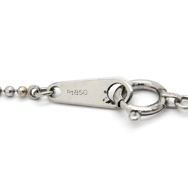 ノンブランド NON BRAND 珊瑚 サンゴ ダイヤ 0.43ct ペンダント レッドXプラチナシルバー Pt900 ダイヤモンド 珊瑚 Pt850(チェーン) ネックレス 赤 レッド 血赤 ミックスカボションカット ボールチェーン