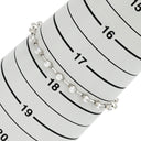 デビアス DE BEERS LINE ラインブレスレット ホワイトゴールド K18WG ダイヤモンド ブレスレット ダイヤブレスレット