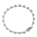 デビアス DE BEERS LINE ラインブレスレット ホワイトゴールド K18WG ダイヤモンド ブレスレット ダイヤブレスレット