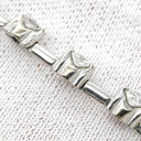 デビアス DE BEERS LINE ラインブレスレット ホワイトゴールド K18WG ダイヤモンド ブレスレット ダイヤブレスレット