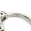 ノンブランド NON BRAND ヒスイ 5.40ct ダイヤモンド プラチナシルバー Pt900 ヒスイ ダイヤモンド リング 指輪 緑 グリーン 翡翠 ひすい ジェダイト プラチナ900 8号