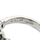 ノンブランド NON BRAND ヒスイ 5.40ct ダイヤモンド プラチナシルバー Pt900 ヒスイ ダイヤモンド リング 指輪 緑 グリーン 翡翠 ひすい ジェダイト プラチナ900 8号