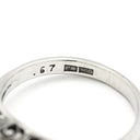 ノンブランド NON BRAND ヒスイ ダイヤモンド プラチナシルバー Pt900 ヒスイ ダイヤモンド リング 指輪 緑 グリーン 翡翠 ひすい ジェダイト Pm900 オーバルカット 11.5号