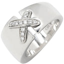 ショーメ CHAUMET リアン ホワイトゴールド K18WG ダイヤモンド ＃51 リング 指輪 Chaumet 750 WG 18K 18金 ダイヤ リアン ドゥ リング クロスモチーフ 11号