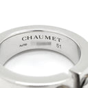 ショーメ CHAUMET リアン ホワイトゴールド K18WG ダイヤモンド ＃51 リング 指輪 Chaumet 750 WG 18K 18金 ダイヤ リアン ドゥ リング クロスモチーフ 11号