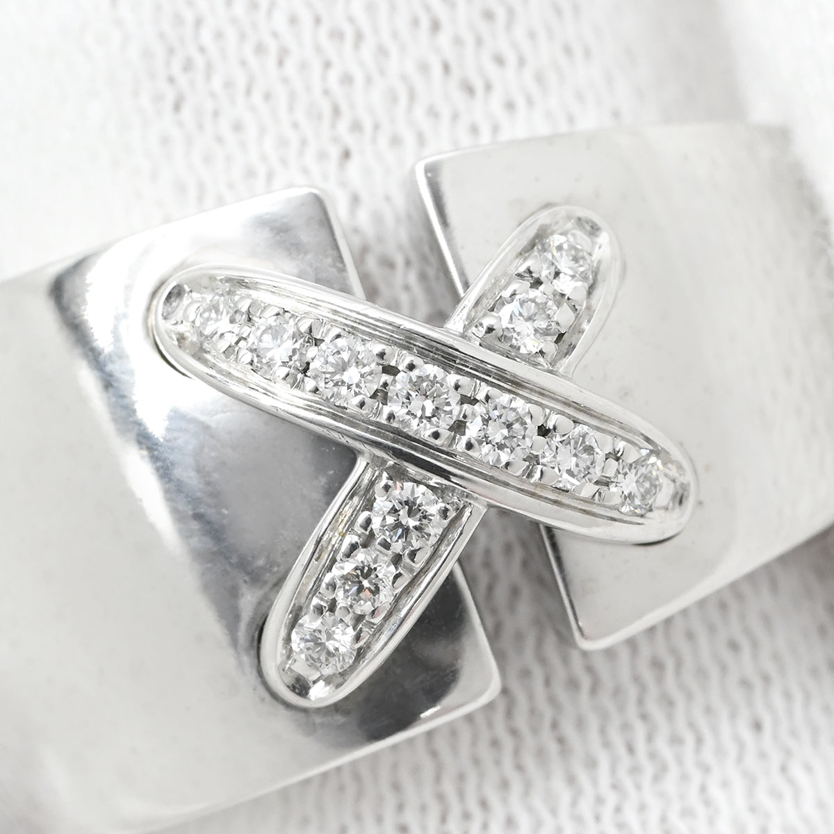 Chaumet ショーメ　リアン　ダイヤ　リング　指輪　ホワイトゴールド　49 リアン（CHAUMET） （美品）ショーメ CHAUMET リアン ドゥ ショーメ