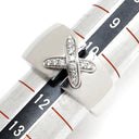 ショーメ CHAUMET リアン ホワイトゴールド K18WG ダイヤモンド ＃51 リング 指輪 Chaumet 750 WG 18K 18金 ダイヤ リアン ドゥ リング クロスモチーフ 11号