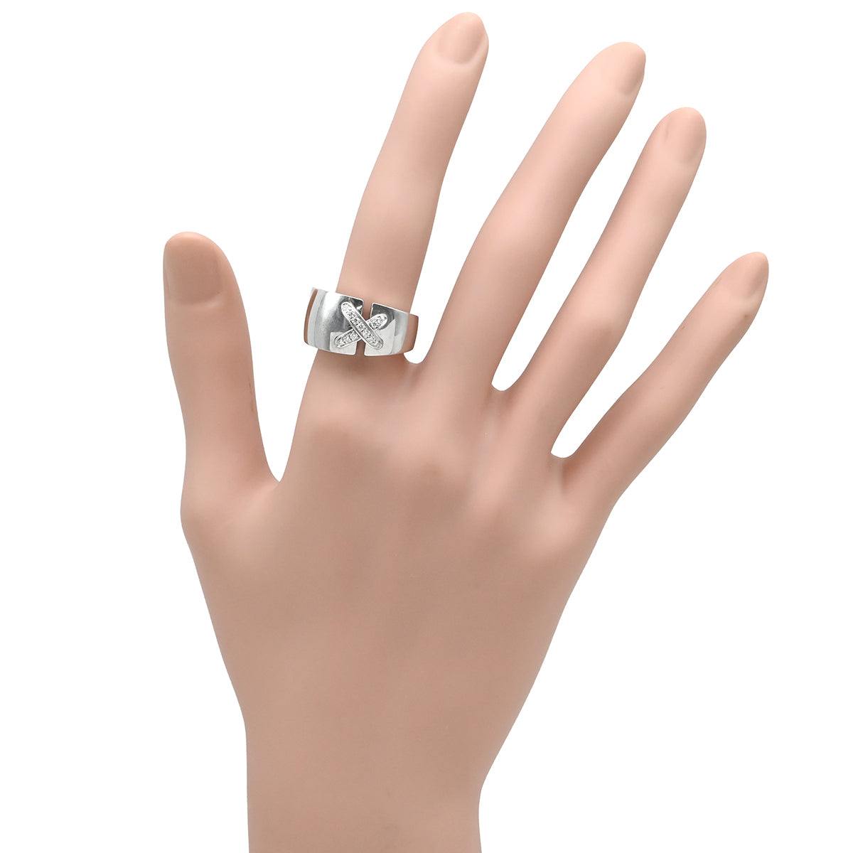 Chaumet ショーメ　リアン　ダイヤ　リング　指輪　ホワイトゴールド　49 リアン（CHAUMET） （美品）ショーメ CHAUMET リアン ドゥ ショーメ