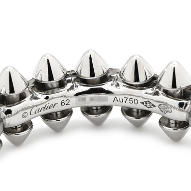 カルティエ Cartier クラッシュ ドゥ カルティエ MM B4233062 ホワイトゴールド K18WG #62 リング 指輪 ミディアムモデル ホワイトゴールド Au750 18K 21.5号