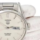 腕時計 タグホイヤー TAG Heuer カレラ キャリバー5 デイデイト WAR201B.BA0723 自動巻き メンズ シルバー バー