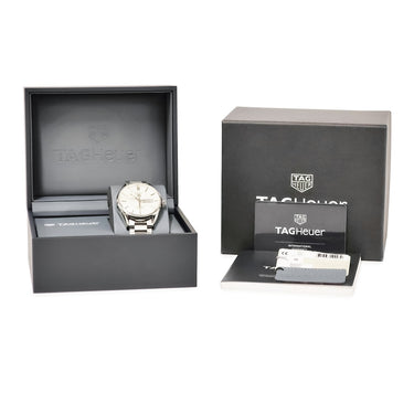 腕時計 タグホイヤー TAG Heuer カレラ キャリバー5 デイデイト WAR201B.BA0723 自動巻き メンズ シルバー バー