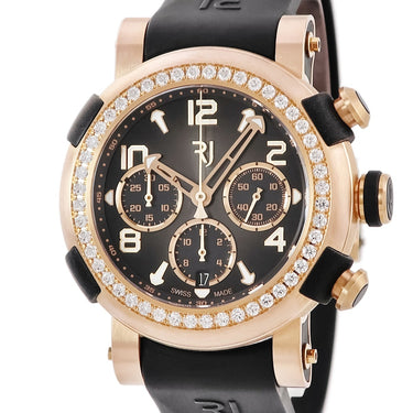 腕時計 ロマンジェローム ROMAIN JEROME アロー マリン 1M45C.OOOR.1518.RB.1101 自動巻き メンズ K18RG無垢 純正ダイヤ クロノグラフ