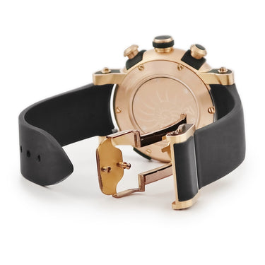 腕時計 ロマンジェローム ROMAIN JEROME アロー マリン 1M45C.OOOR.1518.RB.1101 自動巻き メンズ K18RG無垢 純正ダイヤ クロノグラフ