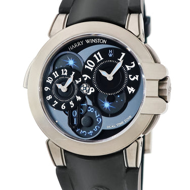 腕時計 ハリーウィンストン Harry Winston オーシャン プロジェクトZ4 デュアルタイム OCEATZ44ZZ002 自動巻き メンズ ザリウム GMT 限定