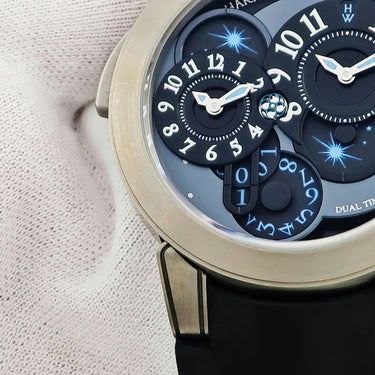 腕時計 ハリーウィンストン Harry Winston オーシャン プロジェクトZ4 デュアルタイム OCEATZ44ZZ002 自動巻き メンズ ザリウム GMT 限定