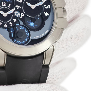 腕時計 ハリーウィンストン Harry Winston オーシャン プロジェクトZ4 デュアルタイム OCEATZ44ZZ002 自動巻き メンズ ザリウム GMT 限定