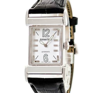 腕時計 オーデマピゲ AUDEMARS PIGUET カナペ CANAPE 15068BC/O/0001CR/01 自動巻き メンズ K18WG無垢 ホワイト 白 角型 ヴィンテージ