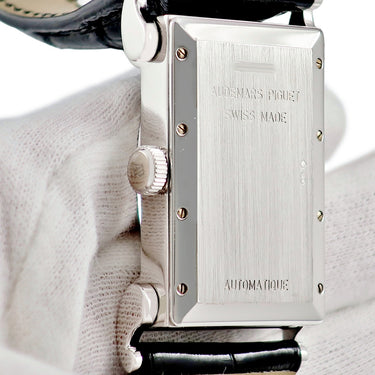 腕時計 オーデマピゲ AUDEMARS PIGUET カナペ CANAPE 15068BC/O/0001CR/01 自動巻き メンズ K18WG無垢 ホワイト 白 角型 ヴィンテージ