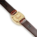 腕時計 カルティエ Cartier ミニベニュワール W1536699 クオーツ レディース K18YG無垢 オーバル シルバー ローマン