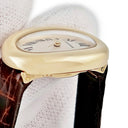 腕時計 カルティエ Cartier ミニベニュワール W1536699 クオーツ レディース K18YG無垢 オーバル シルバー ローマン