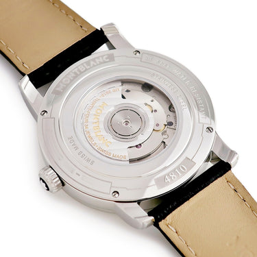 腕時計 モンブラン Montblanc 4810 デュアルタイム オートマティック 114858 自動巻き メンズ GMT デイト スモールセコンド 黒