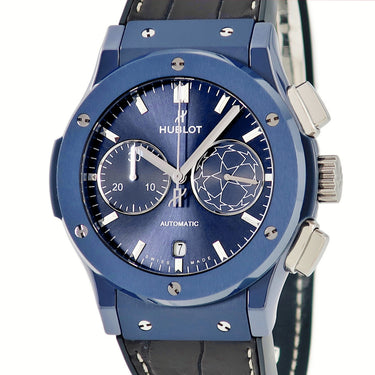 腕時計 ウブロ HUBLOT クラシックフュージョン クロノグラフ チャンピオンズリーグ 521.EX.7170.LR.UCL18 自動巻き メンズ UEFA 限定