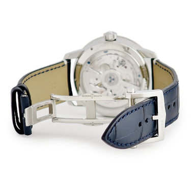 腕時計 ユリスナルダン ULYSSE NARDIN マリーン トルピユール ムーンフェイズ 1193-310LE-3A-175 自動巻き メンズ 新品同様 スモセコ 限定