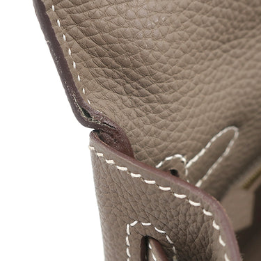 エルメス HERMES ケリー28 内縫い エトゥープ トゴ 2WAYバッグ ゴールド金具 グレージュ ショルダー