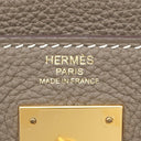 エルメス HERMES ケリー28 内縫い エトゥープ トゴ 2WAYバッグ ゴールド金具 グレージュ ショルダー