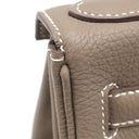 エルメス HERMES ケリー28 内縫い エトゥープ トゴ 2WAYバッグ ゴールド金具 グレージュ ショルダー