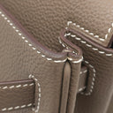 エルメス HERMES ケリー28 内縫い エトゥープ トゴ 2WAYバッグ ゴールド金具 グレージュ ショルダー