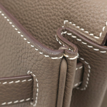 エルメス HERMES ケリー28 内縫い エトゥープ トゴ 2WAYバッグ ゴールド金具 グレージュ ショルダー