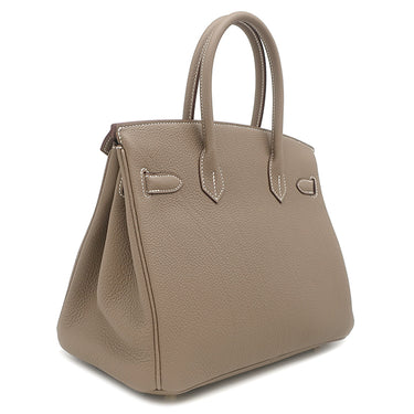 エルメス HERMES バーキン30 エトゥープ トゴ ハンドバッグ ゴールド金具 新品 未使用 グレージュ