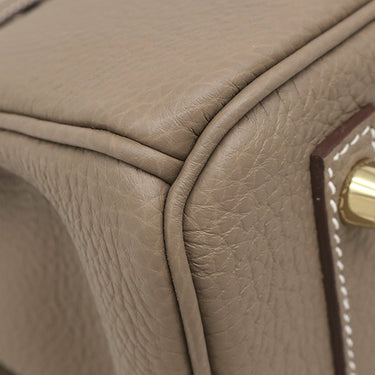 エルメス HERMES バーキン30 エトゥープ トゴ ハンドバッグ ゴールド金具 新品 未使用 グレージュ