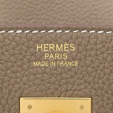 エルメス HERMES バーキン30 エトゥープ トゴ ハンドバッグ ゴールド金具 新品 未使用 グレージュ