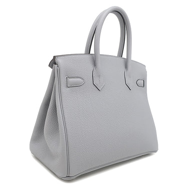 エルメス HERMES バーキン30 グリパンタン トゴ ハンドバッグ シルバー金具 新品 未使用 グレー