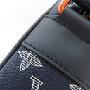 ルイヴィトン LOUIS VUITTON ダヌーブ PM アップサイドダウン M43678 ネイビー モノグラムキャンバス モノグラムインクキャンバス ショルダーバッグ 紺 メタリック金具