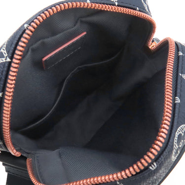 ルイヴィトン LOUIS VUITTON ダヌーブ PM アップサイドダウン M43678 ネイビー モノグラムキャンバス モノグラムインクキャンバス ショルダーバッグ 紺 メタリック金具