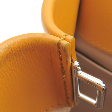 ルイヴィトン LOUIS VUITTON ショッパー トート MINI M15237 サフランイエロー カーフ 2WAYバッグ シルバー金具 黄 ショルダー