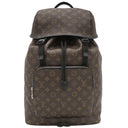 ルイヴィトン LOUIS VUITTON ザック バックパック M43422 モノグラム×ブラック モノグラムマカサー リュック・デイパック シルバー金具 茶 黒