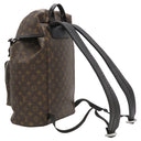 ルイヴィトン LOUIS VUITTON ザック バックパック M43422 モノグラム×ブラック モノグラムマカサー リュック・デイパック シルバー金具 茶 黒