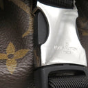 ルイヴィトン LOUIS VUITTON ザック バックパック M43422 モノグラム×ブラック モノグラムマカサー リュック・デイパック シルバー金具 茶 黒